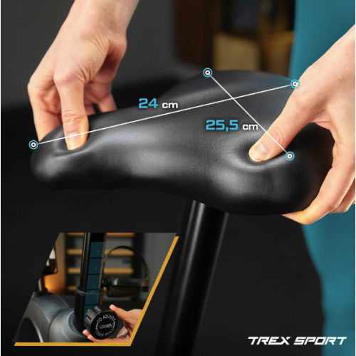 Велотренажер  Trex Sport TX-350MB RIZE Black - фото №5
